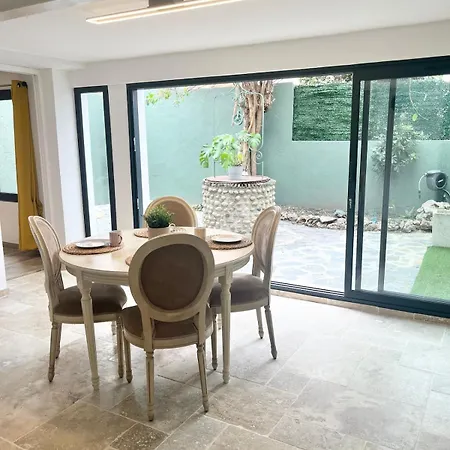 House With Patio And Air Conditioning * Elne