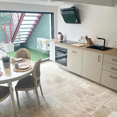 House With Patio And Air Conditioning Apartmán Elne