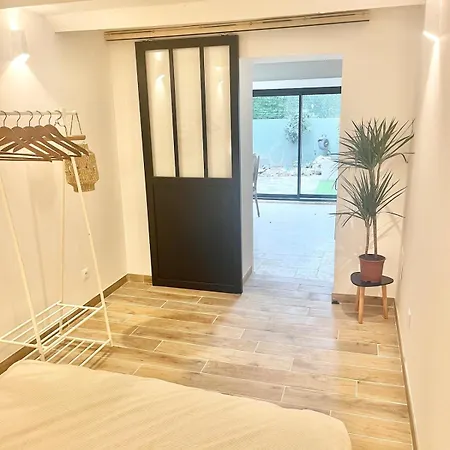 House With Patio And Air Conditioning Apartmán Elne
